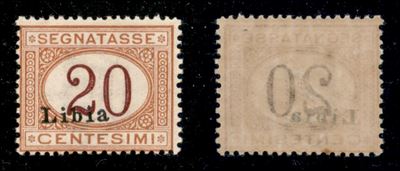 Italia / Colonie / Libia / Segnatasse