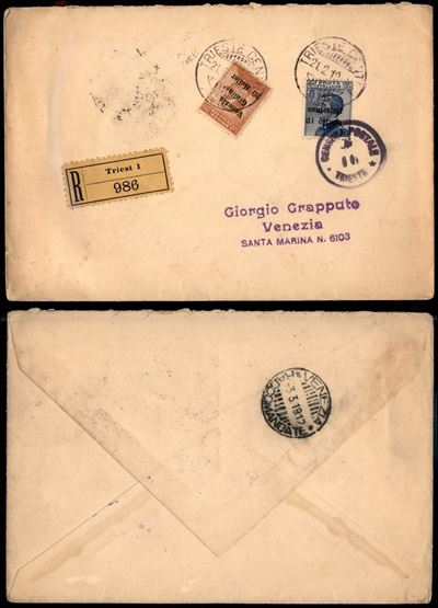 Italia / Occupazioni i Guerra Mondiale / Trento e Trieste / Posta Ordinaria