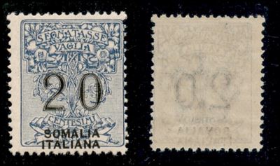 Italia / Colonie / Somalia / Segnatasse per Vaglia