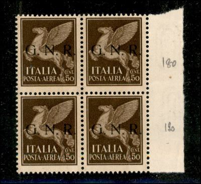 Italia / Rsi / G.n.r. Brescia / Posta Aerea