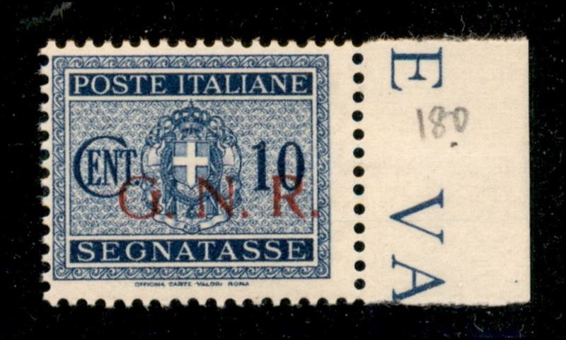 Italia / Rsi / G.n.r. Brescia / Segnatasse