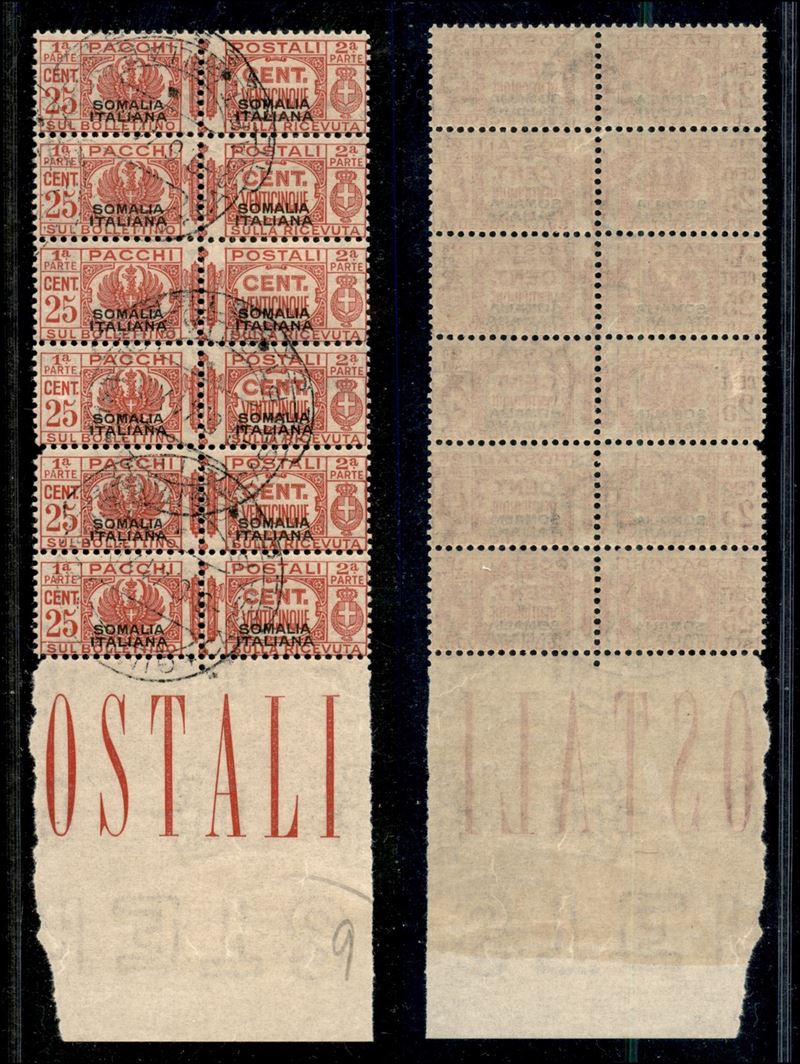 Italia / Colonie / Somalia / Pacchi Postali