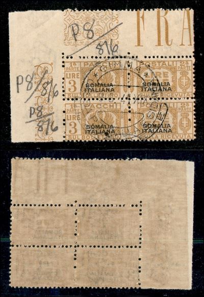 Italia / Colonie / Somalia / Pacchi Postali