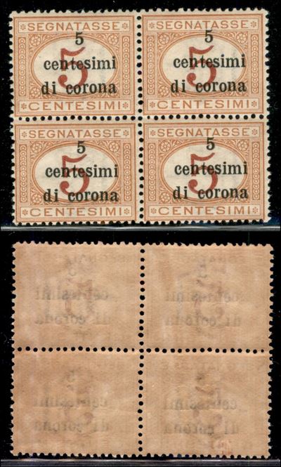 Italia / Occupazioni i Guerra Mondiale / Trento e Trieste / Segnatasse