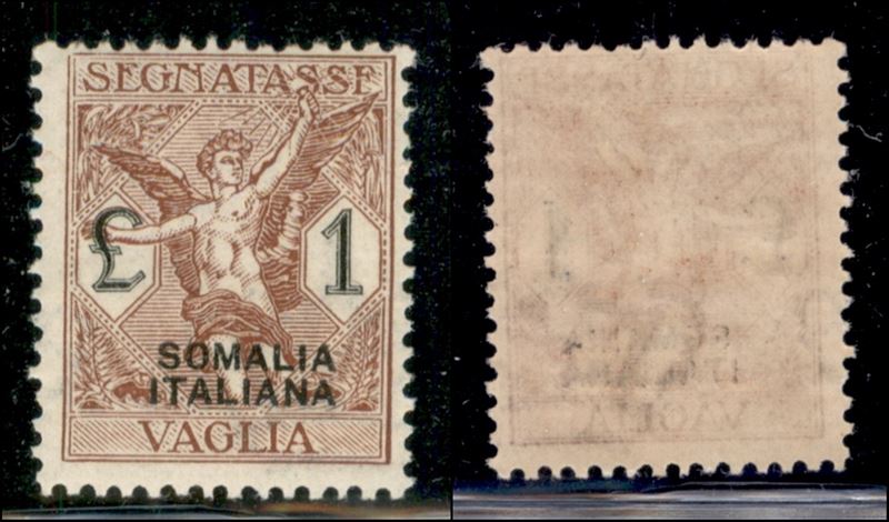Italia / Colonie / Somalia / Segnatasse per Vaglia