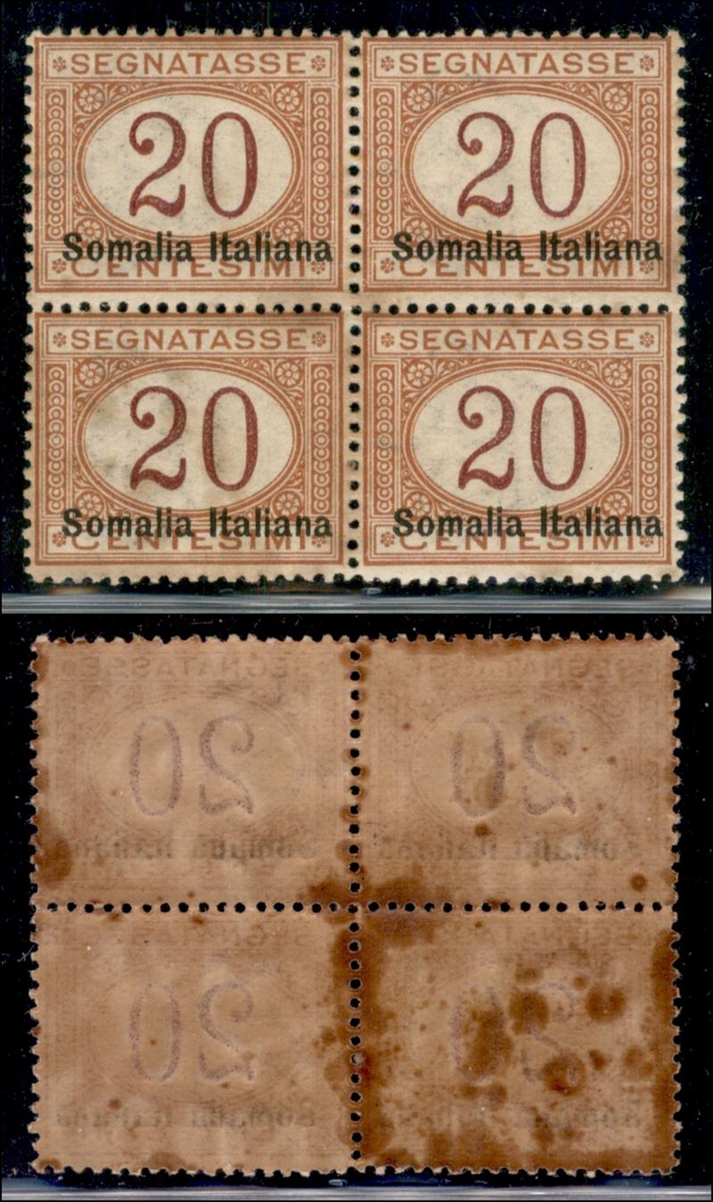 Italia / Colonie / Somalia / Segnatasse