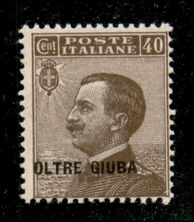 Italia / Colonie / Oltre Giuba / Posta Ordinaria