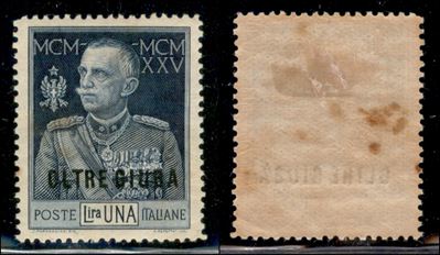 Italia / Colonie / Oltre Giuba / Posta Ordinaria