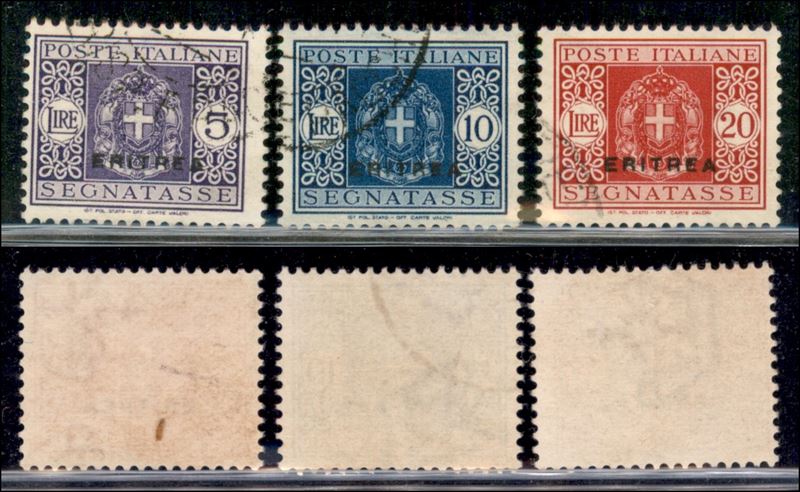 Italia / Colonie / Eritrea / Segnatasse