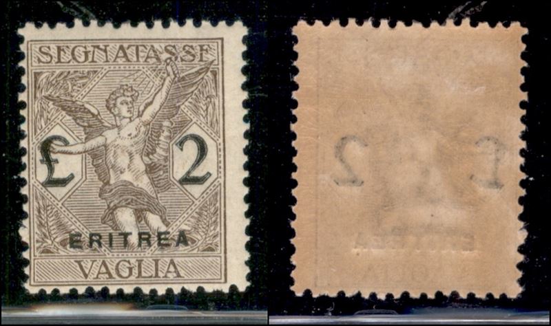 Italia / Colonie / Eritrea / Segnatasse per Vaglia