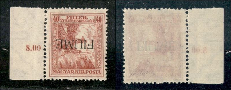 Italia / Occupazioni i Guerra Mondiale / Fiume / Posta Ordinaria