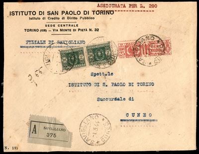 Italia / Rsi / Usi Tardivi / Pacchi Postali