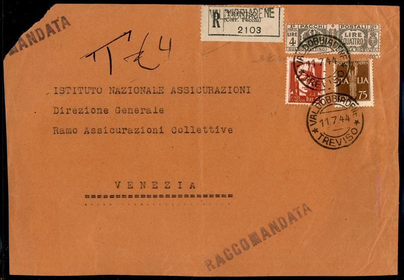 Italia / Rsi / Usi Tardivi / Posta Aerea