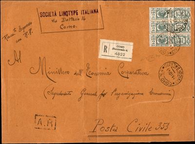 Italia / Rsi / Usi Tardivi / Pacchi Postali