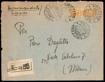 Italia / Rsi / Usi Tardivi / Pacchi Postali