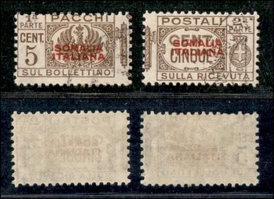 Italia / Colonie / Somalia / Pacchi Postali