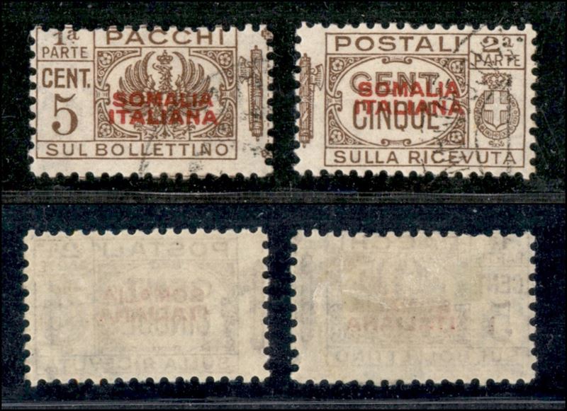 Italia / Colonie / Somalia / Pacchi Postali