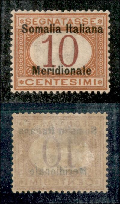 Italia / Colonie / Somalia / Segnatasse