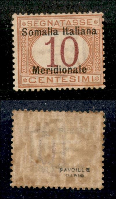Italia / Colonie / Somalia / Segnatasse