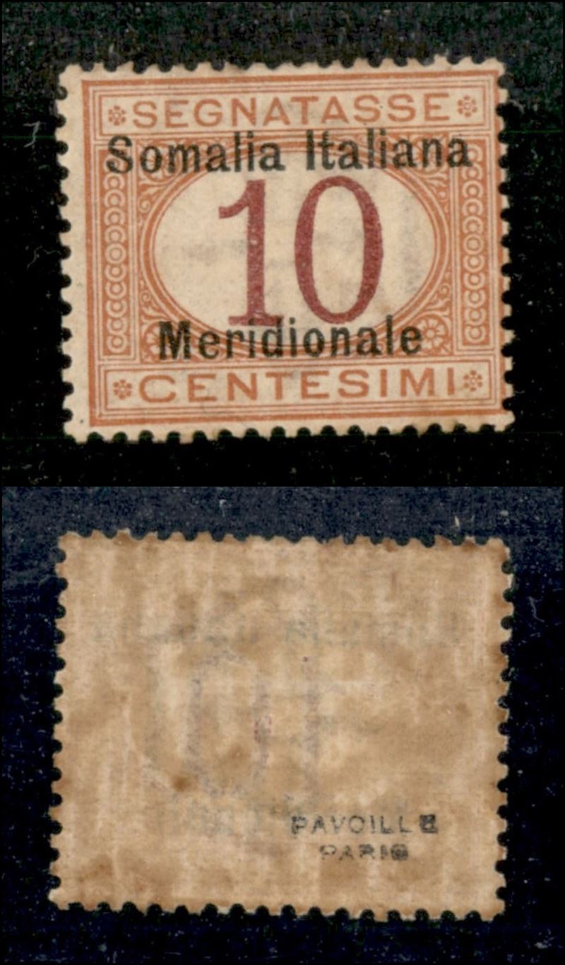 Italia / Colonie / Somalia / Segnatasse