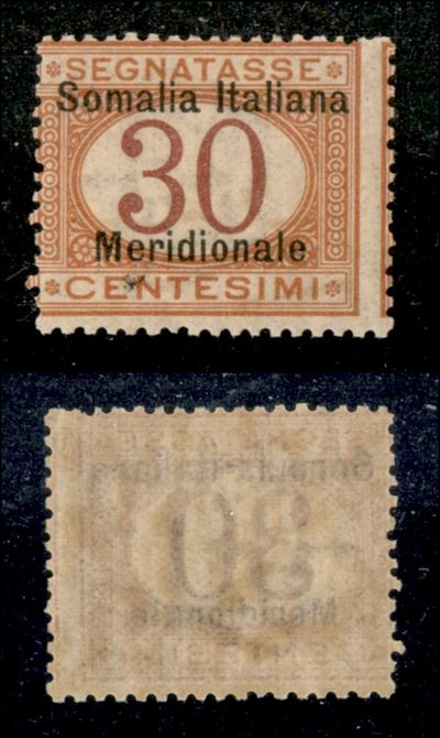 Italia / Colonie / Somalia / Segnatasse