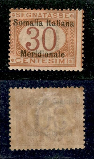 Italia / Colonie / Somalia / Segnatasse
