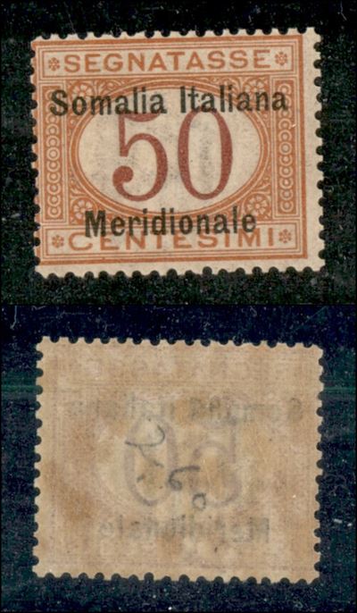 Italia / Colonie / Somalia / Segnatasse
