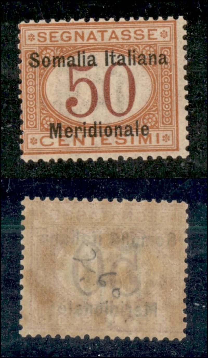Italia / Colonie / Somalia / Segnatasse