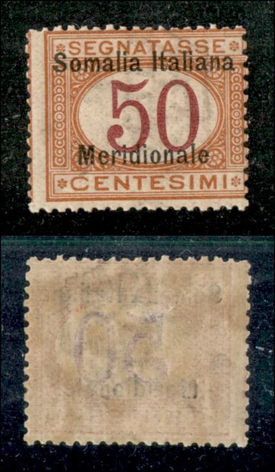 Italia / Colonie / Somalia / Segnatasse