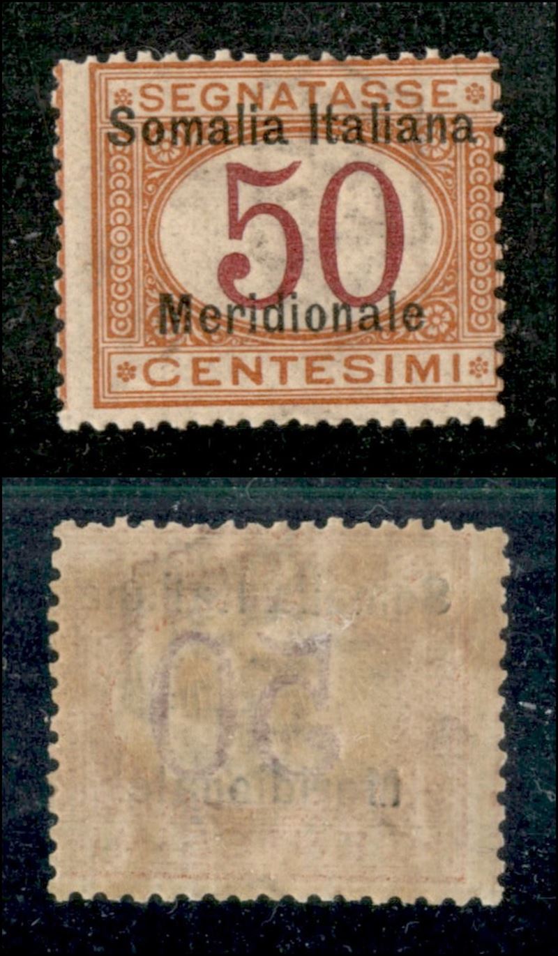 Italia / Colonie / Somalia / Segnatasse