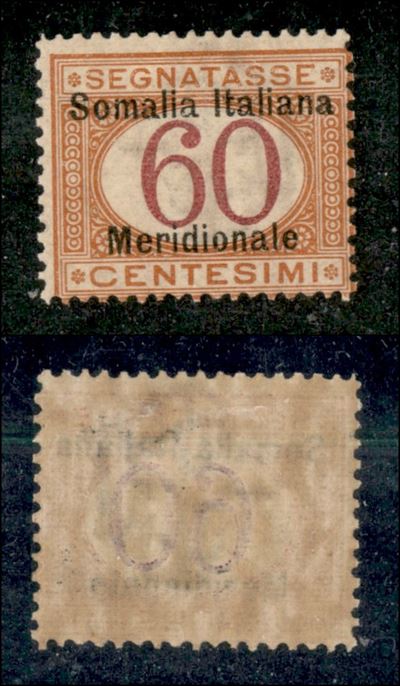 Italia / Colonie / Somalia / Segnatasse