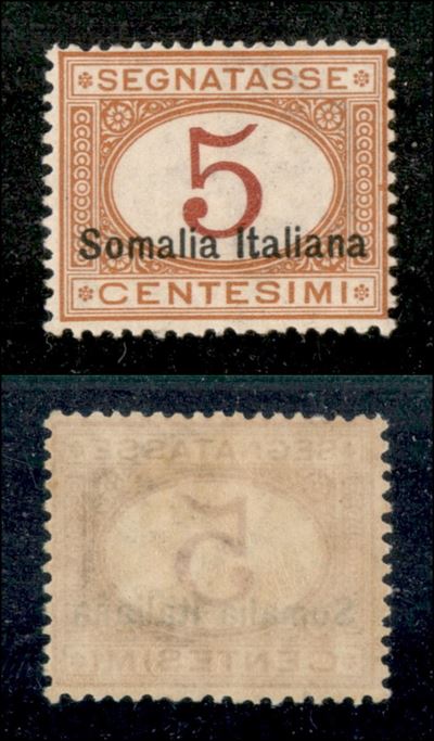 Italia / Colonie / Somalia / Segnatasse
