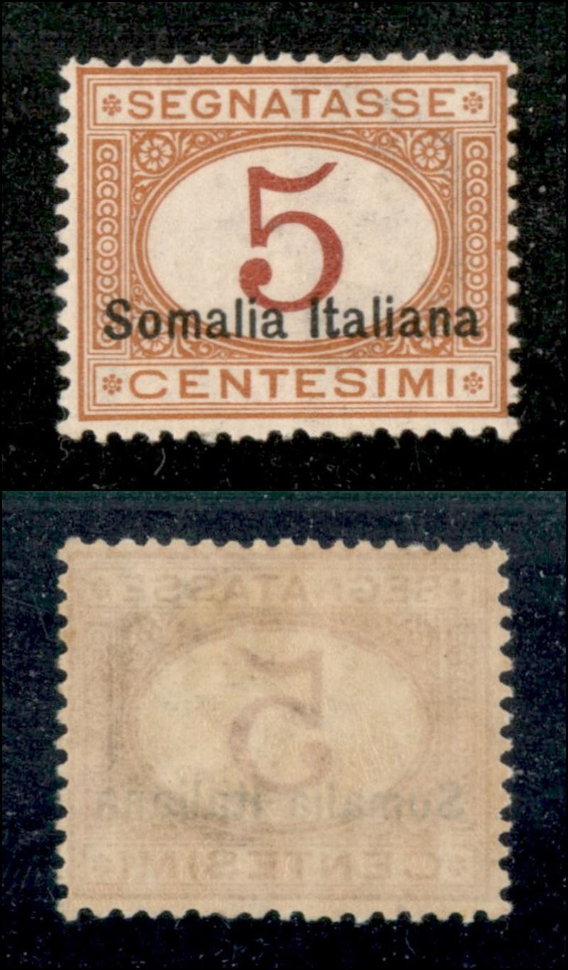 Italia / Colonie / Somalia / Segnatasse