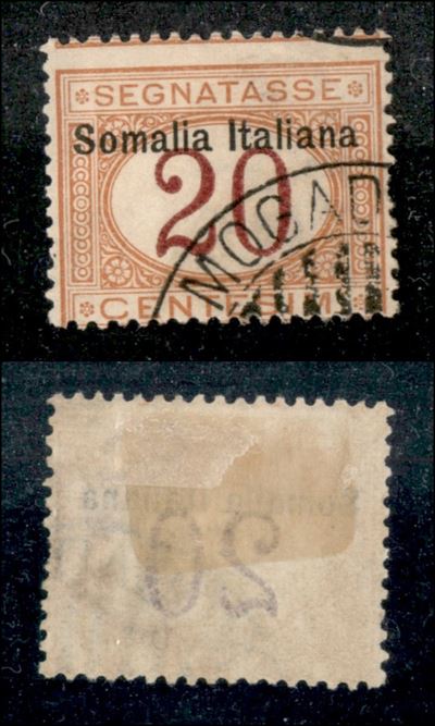 Italia / Colonie / Somalia / Segnatasse