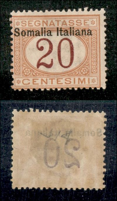 Italia / Colonie / Somalia / Segnatasse