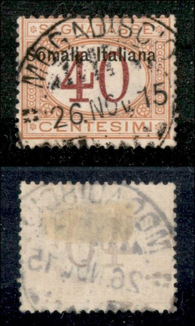 Italia / Colonie / Somalia / Segnatasse
