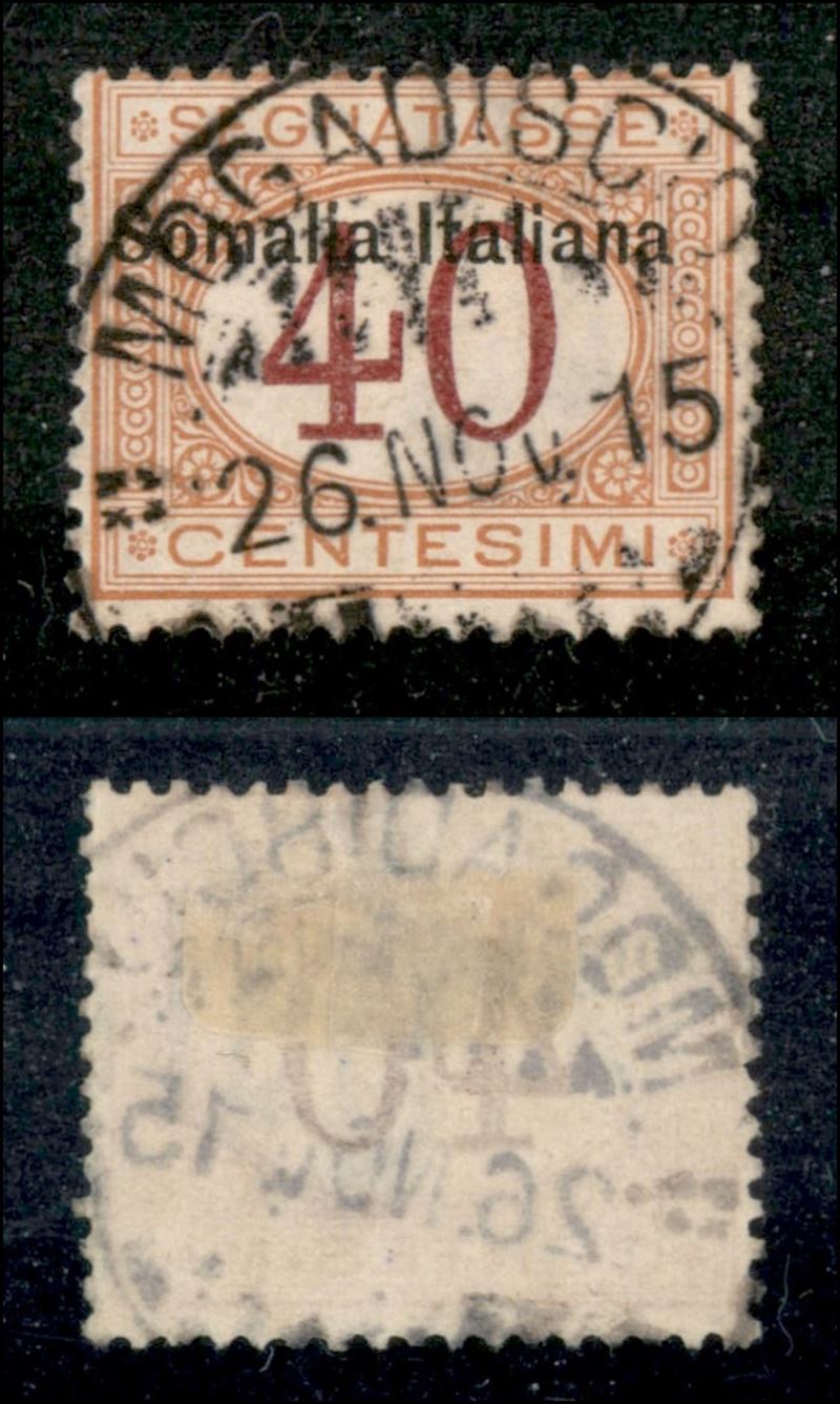 Italia / Colonie / Somalia / Segnatasse