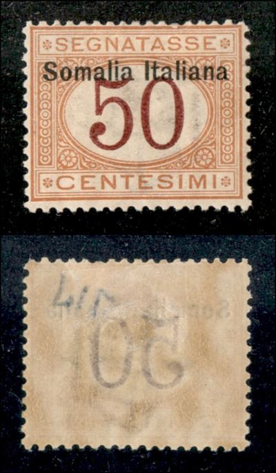 Italia / Colonie / Somalia / Segnatasse