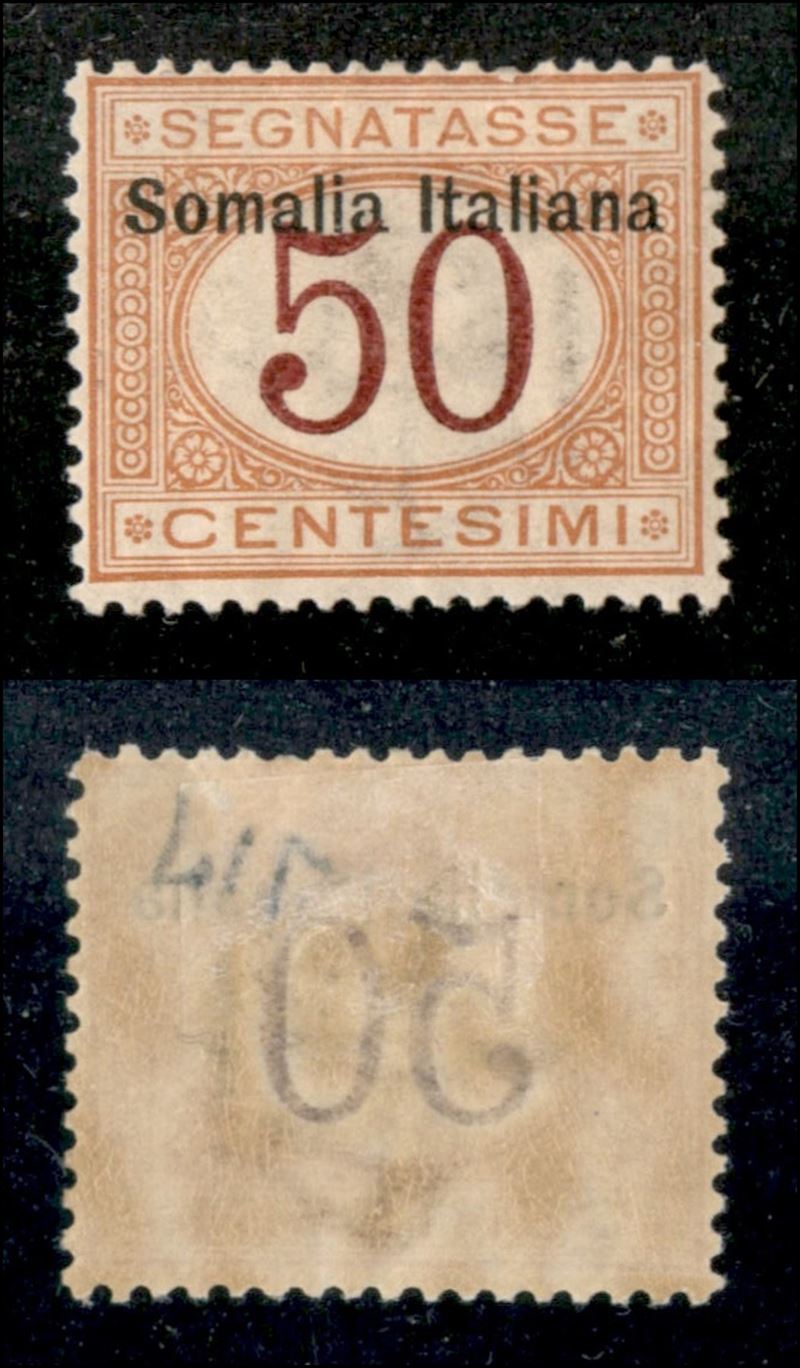 Italia / Colonie / Somalia / Segnatasse