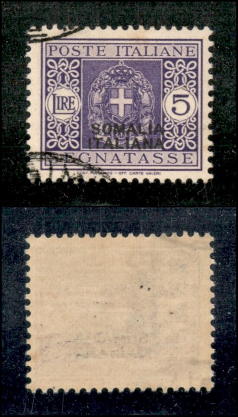 Italia / Colonie / Somalia / Segnatasse