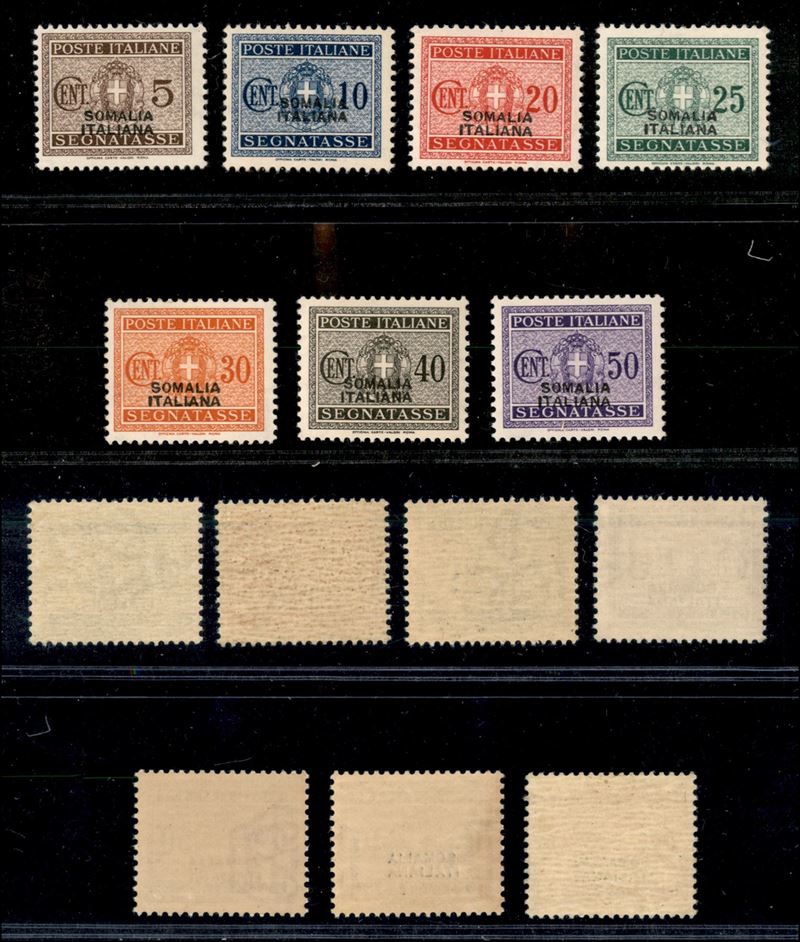 Italia / Colonie / Somalia / Segnatasse