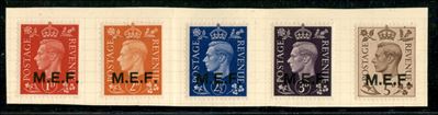 Italia / Occupazioni Straniere delle Colonie / Occupazione Britannica / M.e.f. / Posta Ordinaria