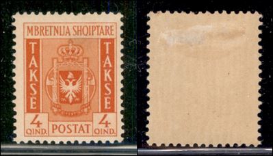 Italia / Occupazioni II Guerra Mondiale / Albania / Segnatasse