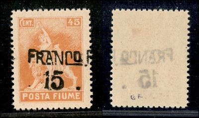 Italia / Occupazioni i Guerra Mondiale / Fiume / Posta Ordinaria