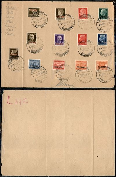 Italia / Occupazioni II Guerra Mondiale / Isole Jonie / Posta Ordinaria