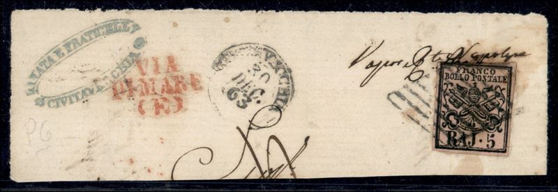 ITALIA / Antichi Stati Italiani / Stato pontificio / Posta ordinaria