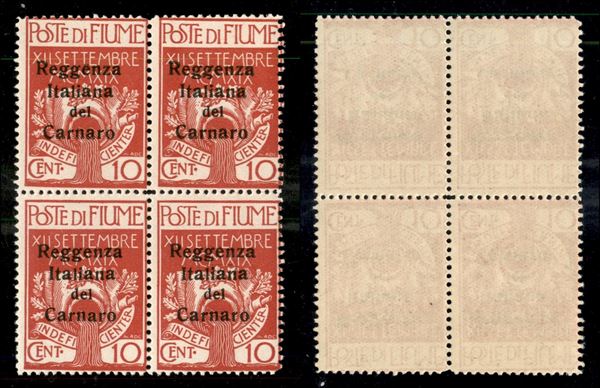 ITALIA / Occupazioni I guerra mondiale / Fiume / Posta ordinaria