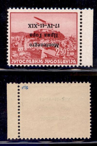 Italia / Occupazioni II Guerra Mondiale / Montenegro / Posta Aerea