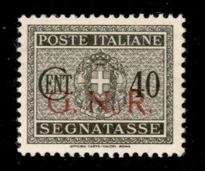 Italia / Rsi / G.n.r. Brescia / Segnatasse