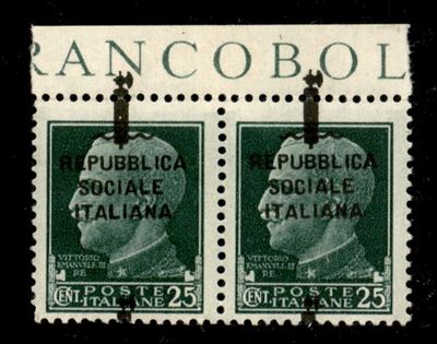 Italia / Rsi / Provvisori / Posta Ordinaria